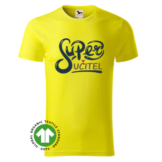 Učitelé Organické tričko Super učitel