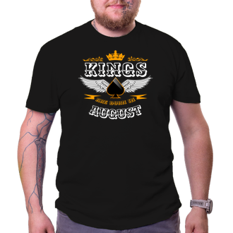 Tričko k narozeninám Kings August