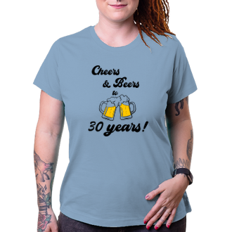 Dámské tričko Cheers 30 years
