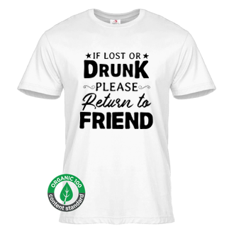 Pánské organické tričko Lost friend