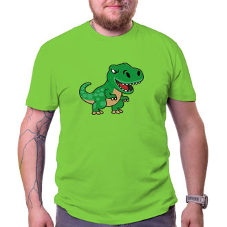 Zvířata Pánské tričko s dinosaurem