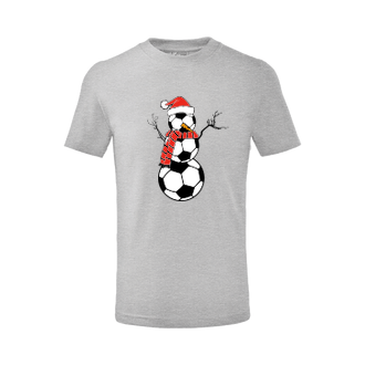 Dětské tričko Sněhulák fotbalista