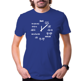 Tričko Hodiny matematikáře