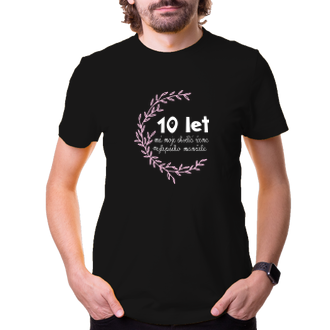 Pánské tričko Výročí 10 let