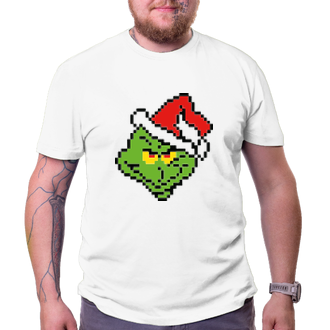 Grinch geek vánoční triko