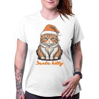 Tričko Santa kitty