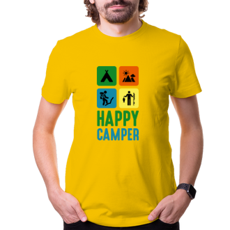 Pánské tričko Happy camper