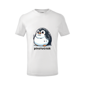 Dětské tričko s tučňákem Plnotučňák