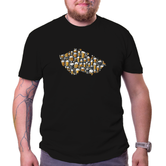 Pánské triko s pivní republikou