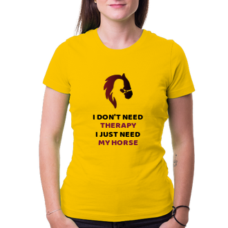 Dívčí tričko I just need my horse