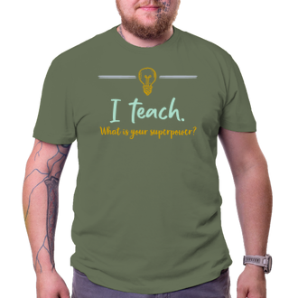 Učitelé Tričko Učitel-hrdina